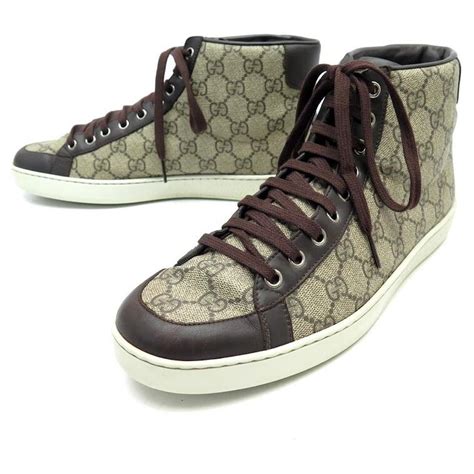 sneakers alte uomo gucci pelle|Nuova collezione di sneakers da uomo di Gucci su .